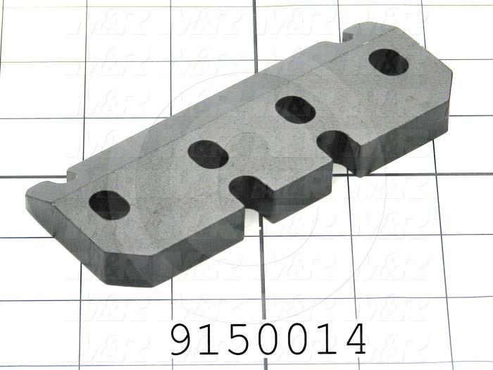 Fabricated Parts, Micro Positioning Plate, 5.00 in. Length, 2.00 in. Width, 0.50 in. Thickness