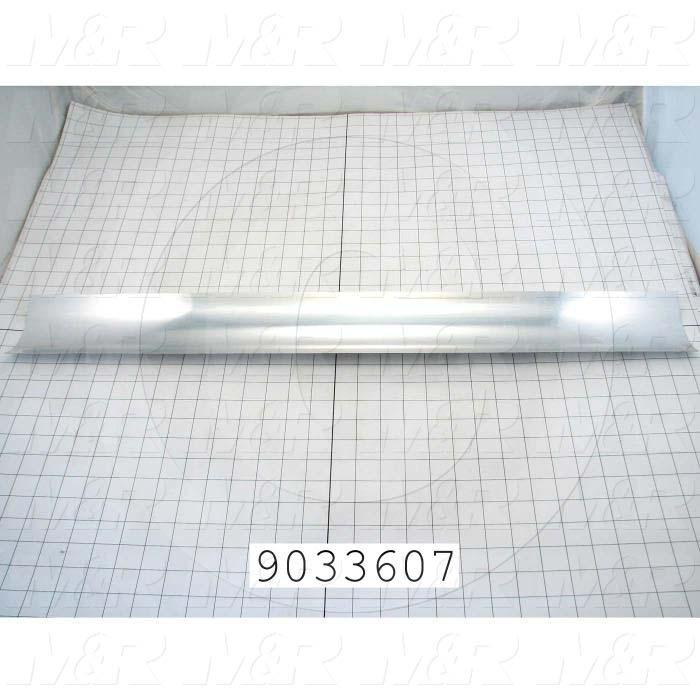 Fabricated Parts, Mirror, 31.44 in. Length, 3.75 in. Width, 0.68 in. Height, Use In Vitran V60 Series