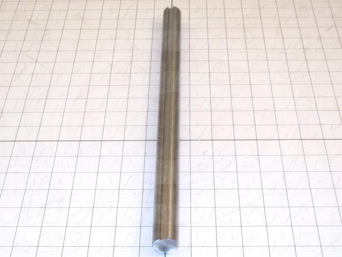 Fabricated Parts, Motor Drive Shaft, 16.00 in. Length, 1.00 in. Diameter
