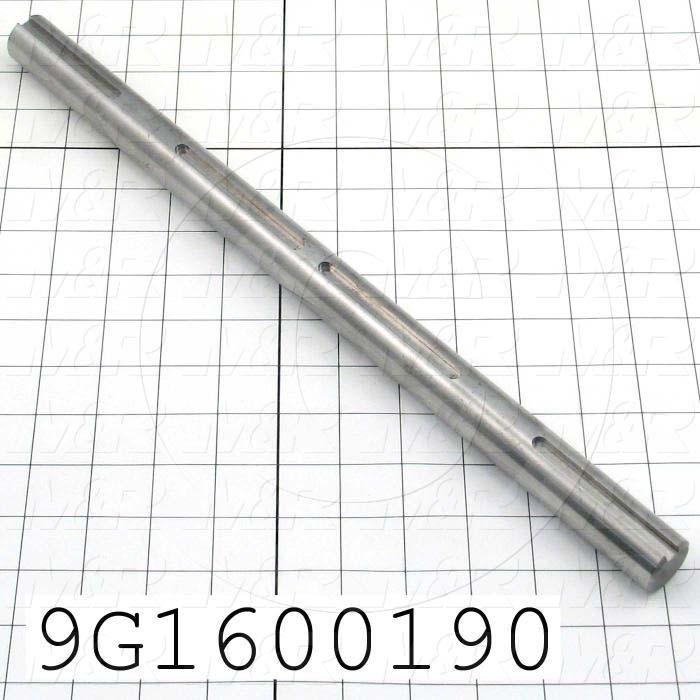 Fabricated Parts, Motor Drive Shaft, 16.00 in. Length, 1.00 in. Diameter