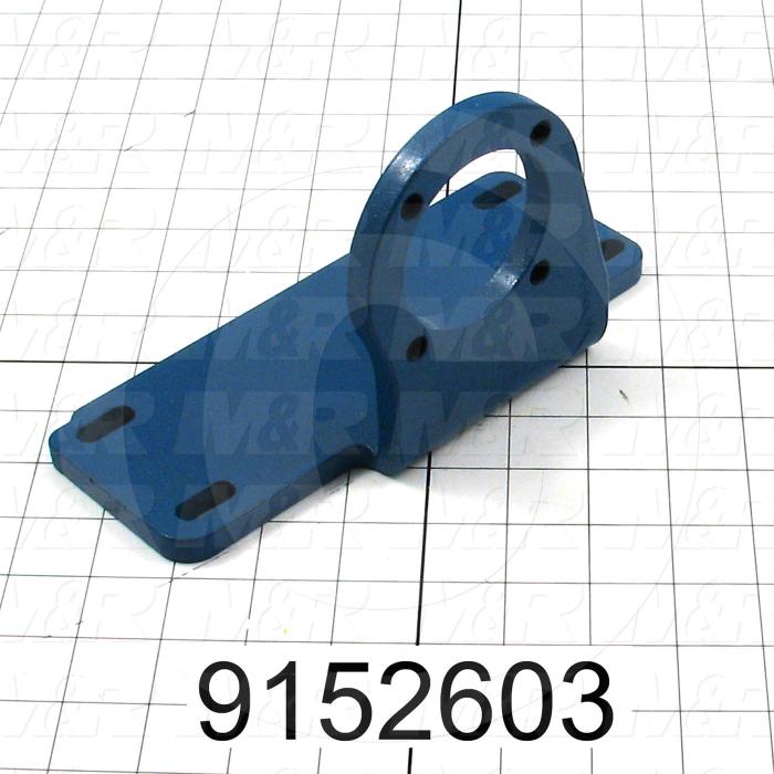 Fabricated Parts, Motor Mounting Bracket, 8.31 in. Length, 3.75 in. Width, 4.90 in. Height