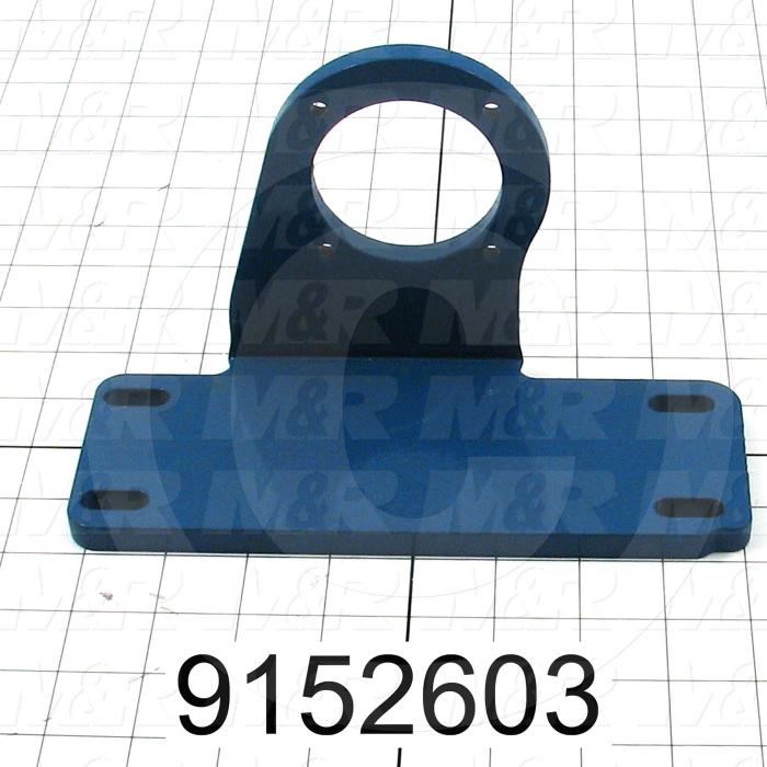 Fabricated Parts, Motor Mounting Bracket, 8.31 in. Length, 3.75 in. Width, 4.90 in. Height