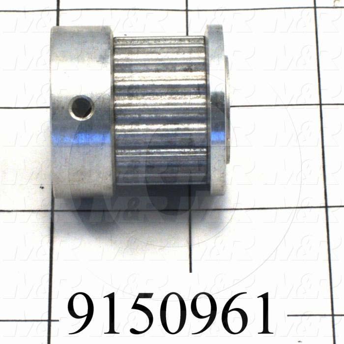 Fabricated Parts, Motor Sprocket, 1.27 in. Length, 1.25 in. Diameter, 18 Teeth