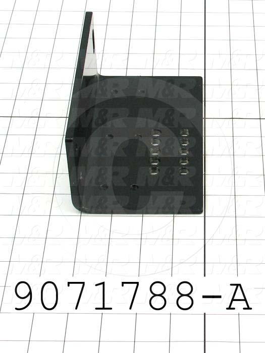 Fabricated Parts, Mounting Angle, 7.13 in. Length, 4.17 in. Width, 3.13 in. Height