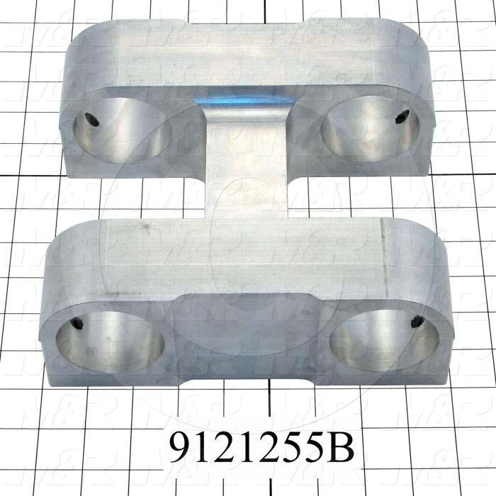 Fabricated Parts, Mounting Index Carriage, 9.13 in. Length, 8.50 in. Width, 3.31 in. Height