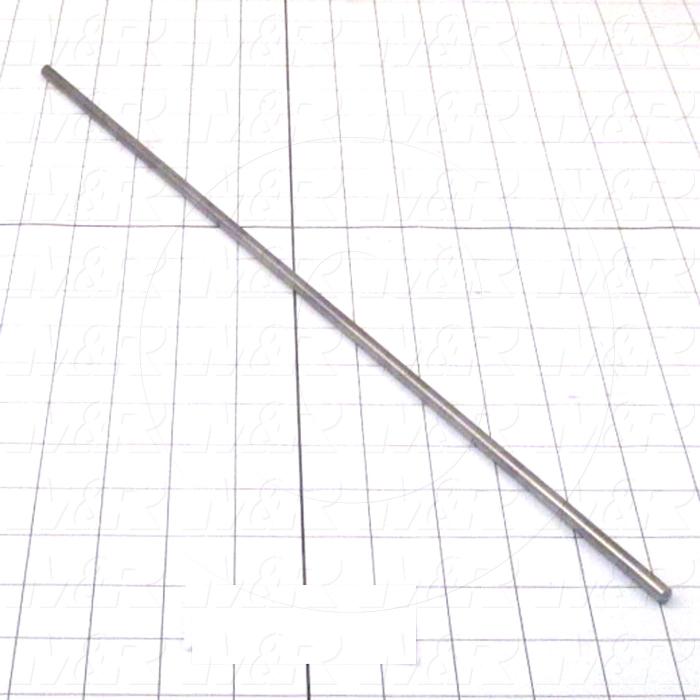 Fabricated Parts, New Squeegee Pin 18", 18.00 in. Length, 0.25 in. Diameter, As Material Finish