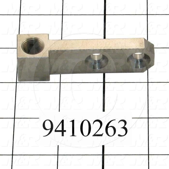 Fabricated Parts, Off Cont. Up/Down Attachment, 3.25 in. Length, 0.875 in. Width, 0.75 in. Height