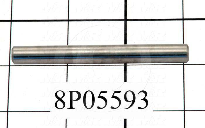 Fabricated Parts, Off-Contact Adjusting Rod, 3.50 in. Length, 0.38 in. Diameter