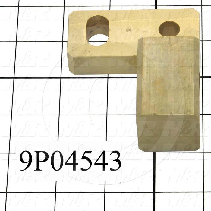 Fabricated Parts, Off- Contact Ajdustment Block, 3.25 in. Length, 2.75 in. Width, 1.25 in. Thickness