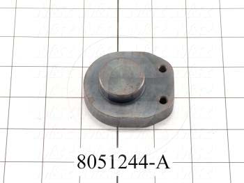 Fabricated Parts, Off-Contact Regulator, 2.50 in. Length, 2.13 in. Width, 0.97 in. Height