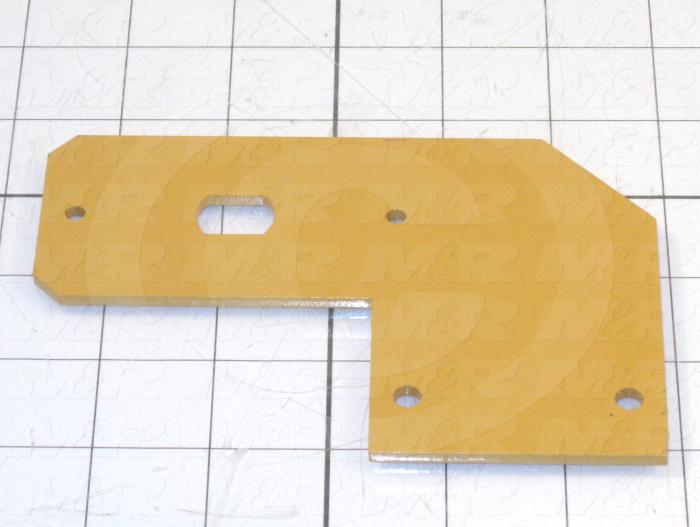 Fabricated Parts, Optical Bracket, 3.75 in. Length, 5.50 in. Width, 10 GA Thickness