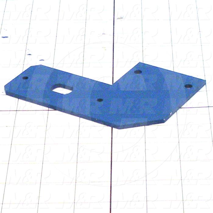 Fabricated Parts, Optical Bracket, 3.75 in. Length, 5.50 in. Width, 10 GA Thickness