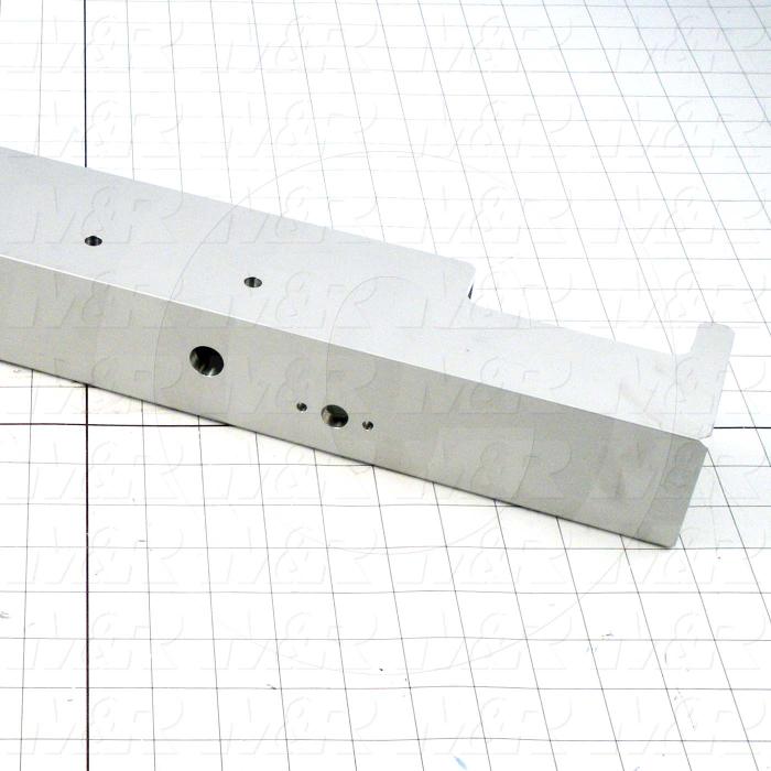 Fabricated Parts, Oval R Front Screen Holder, 25.00 in. Length, 3.35 in. Width, 2.38 in. Height