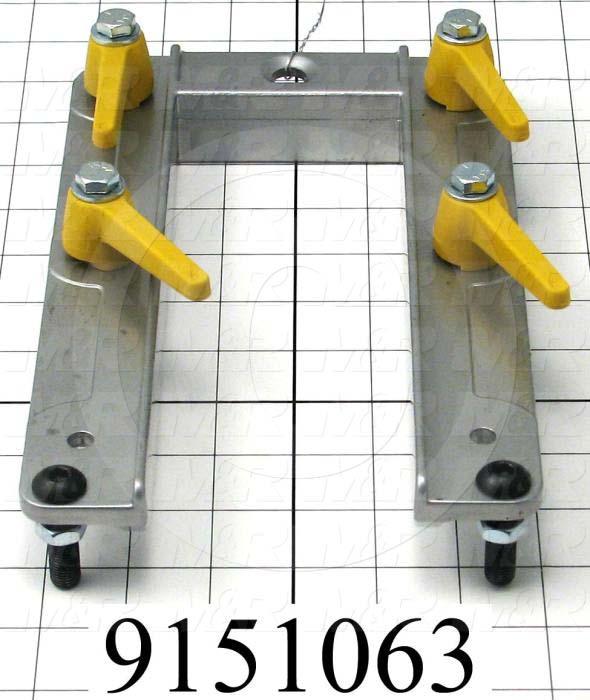 Fabricated Parts, Pallet Base Assembly, 10.00 in. Length, 6.13 in. Width, 1.47 in. Height