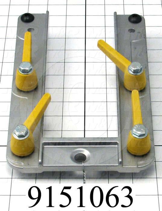 Fabricated Parts, Pallet Base Assembly, 10.00 in. Length, 6.13 in. Width, 1.47 in. Height