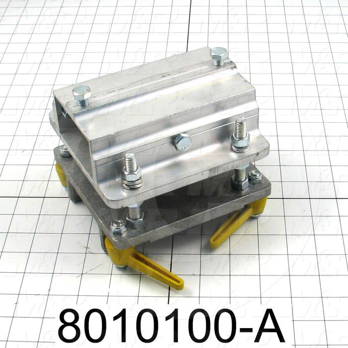 Fabricated Parts, Pallet Base Assembly, 6.00 in. Length, With Locking Cams