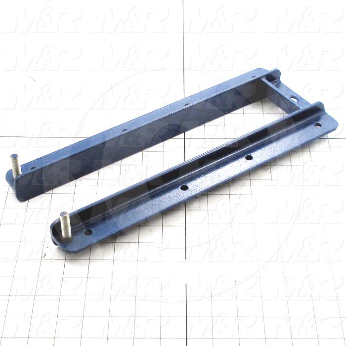 Fabricated Parts, Pallet Base Machined, 15.00 in. Length, 5.50 in. Width, 1.00 in. Height