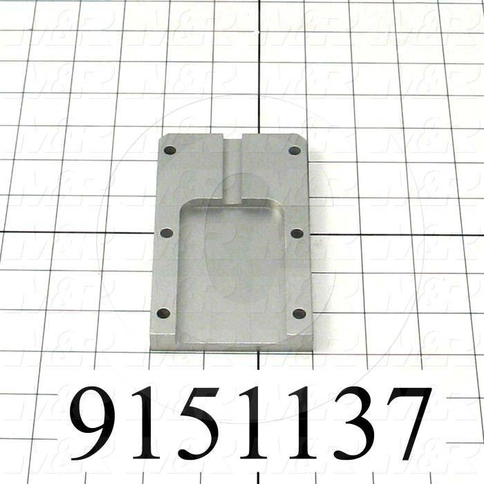 Fabricated Parts, Pallet Stop Front Guide, 5.25 in. Length, 3.00 in. Width, 0.50 in. Thickness