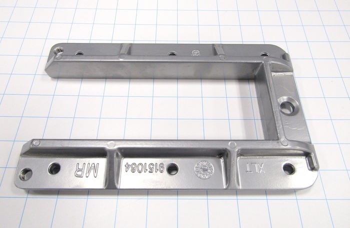 Fabricated Parts, Pallet Support Bracket, 10.00 in. Length, 5.19 in. Width