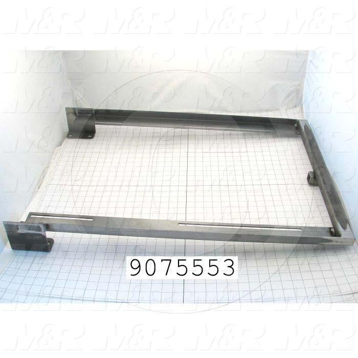Fabricated Parts, Panel Frame Weldment, 48.75 in. Length, 23.00 in. Width, 4.00 in. Height