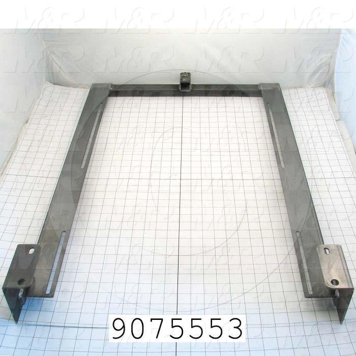 Fabricated Parts, Panel Frame Weldment, 48.75 in. Length, 23.00 in. Width, 4.00 in. Height