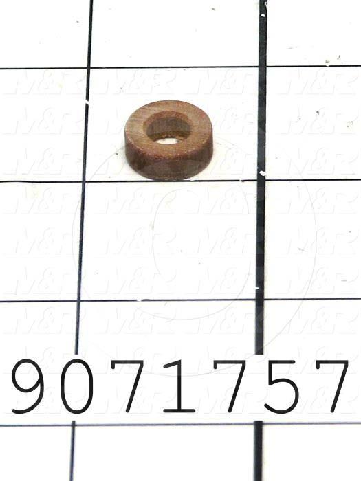 Fabricated Parts, Panel Mounting Spacer, 0.50 in. Diameter, 0.19 in. Thickness