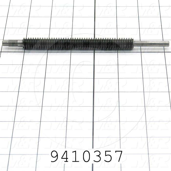 Fabricated Parts, Peel Adjasting Screw, 7.14 in. Length, 1/2-10 Acme RH Thread Size