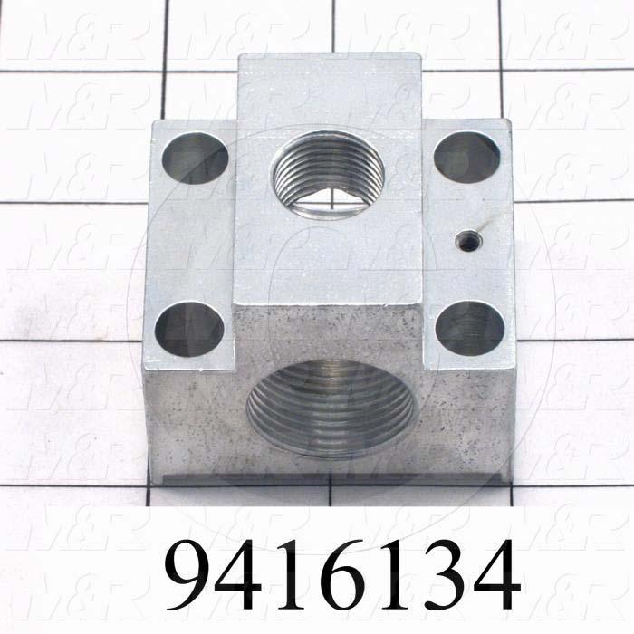 Fabricated Parts, Peel Adjusting Block, 1.75 in. Length, 1.85 in. Width, 1.62 in. Height