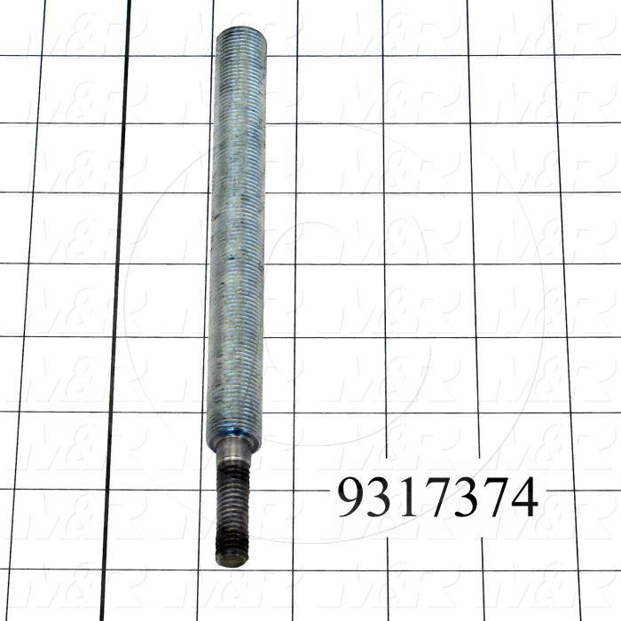 Fabricated Parts, Peel Adjustment Screw, 7.25 in. Length, 3/8-16 Thread Size
