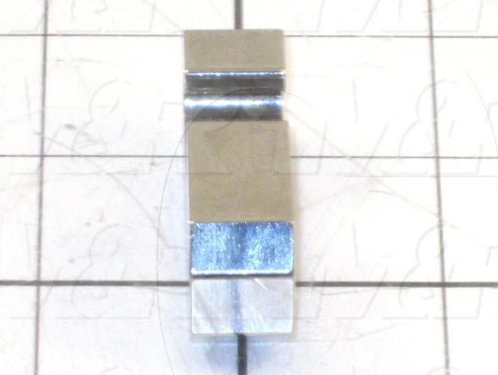 Fabricated Parts, Peel Chain Hook 1.88", 1.87 in. Length, 0.75 in. Width, 0.50 in. Thickness, Break All Sharp Corners