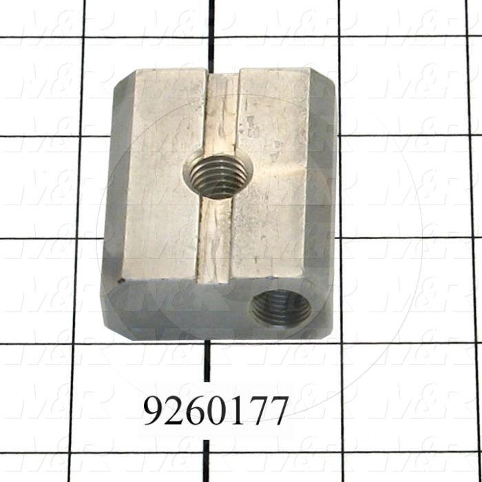 Fabricated Parts, Peel Lever Lock Nut, 2.13 in. Length, 1.75 in. Width, 0.75 in. Height