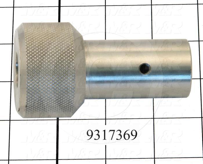 Fabricated Parts, Peel Lock Knob, 3.63 in. Length, 2.00 in. Diameter, OC50001 Nickel Plating Finish