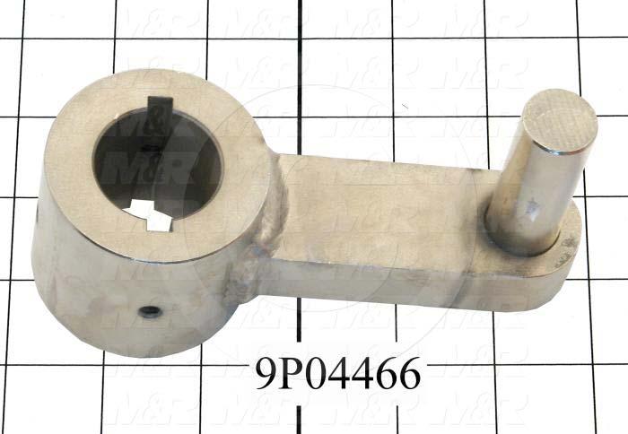 Fabricated Parts, Peel Pivot Bracket Weldment, 6.75 in. Length, 2.25 in. Width, 3.25 in. Height