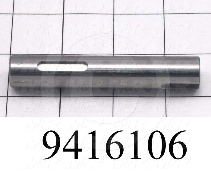 Fabricated Parts, Peel Pivot Shaft, 3.56 in. Length, 0.63 in. Diameter