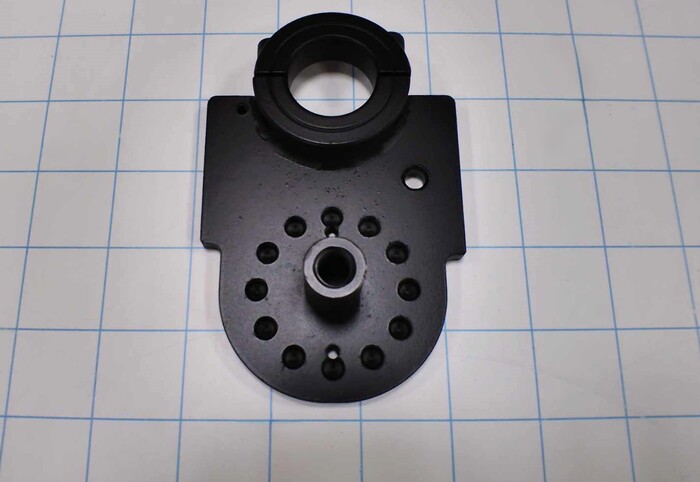 Fabricated Parts, Perimeter Gate Weldment, 4.69 in. Length, 3.12 in. Width, 1.30 in. Height, BBQ Black Finish