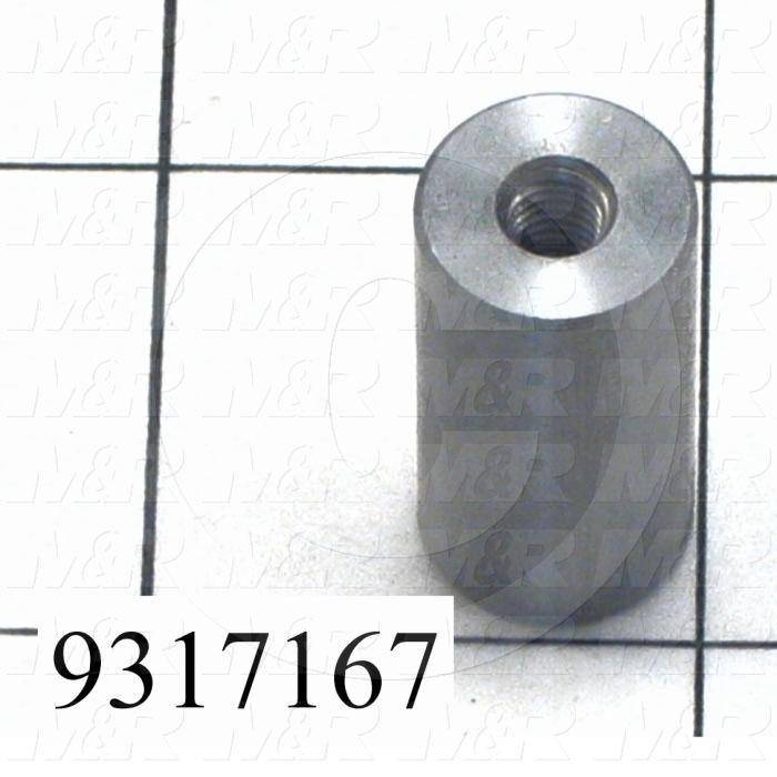 Fabricated Parts, Pin Connector, 1.00 in. Length, 0.50 in. Diameter