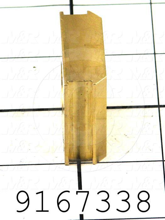 Fabricated Parts, Pin Stabilizer, 1.25 in. Length, 1.38 in. Width, 0.50 in. Thickness