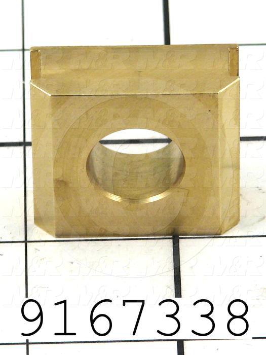 Fabricated Parts, Pin Stabilizer, 1.25 in. Length, 1.38 in. Width, 0.50 in. Thickness