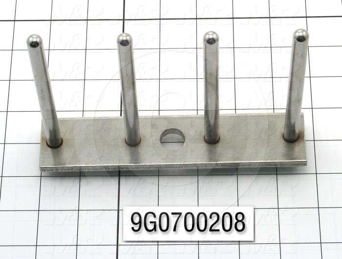 Fabricated Parts, Pin Weldment, 6.75 in. Width, 5.00 in. Height