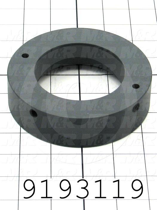Fabricated Parts, Plastic Bushing, 4.83 in. Diameter, 1.25 in. Thickness
