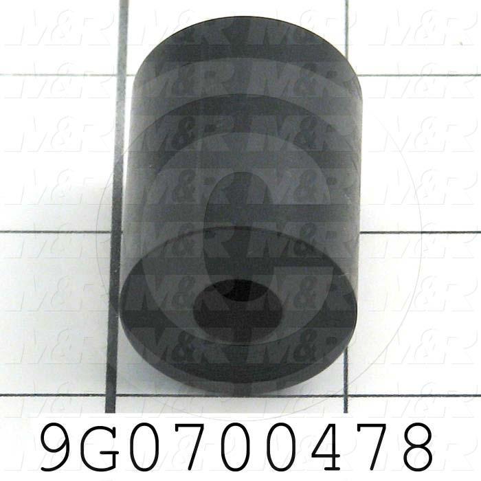 Fabricated Parts, Plastic Spacer, 1.31 in. Length, 1.00 in. Thickness