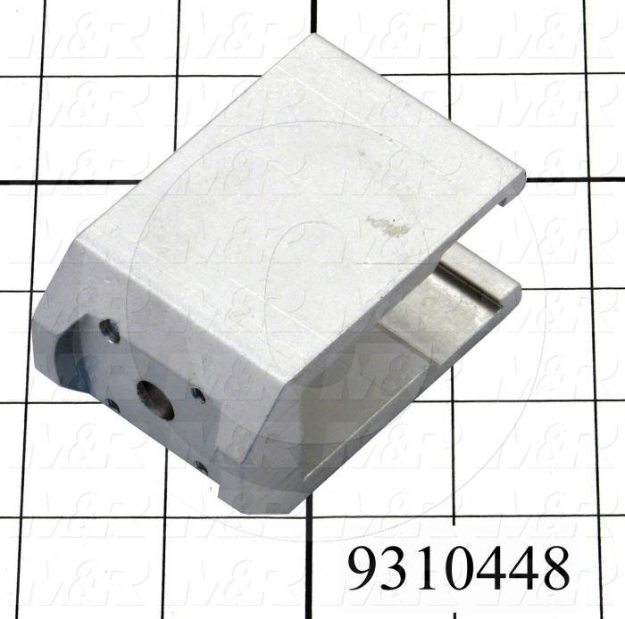 Fabricated Parts, Pneumatic Clamp Extrusion, 2.00 in. Length, 1.52 in. Width, 3.01 in. Height