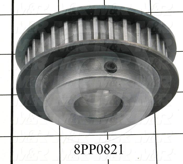 Fabricated Parts, Polychain Sprocket, 1.31 in. Width, 3.35 in. Diameter