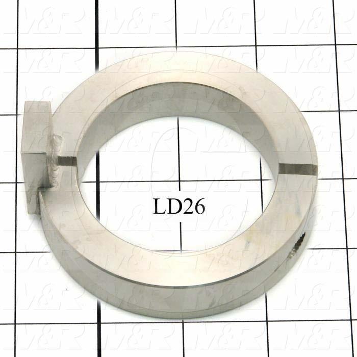 Fabricated Parts, POST COLLAR, 1.49 in. Length, 3.49 in. Diameter