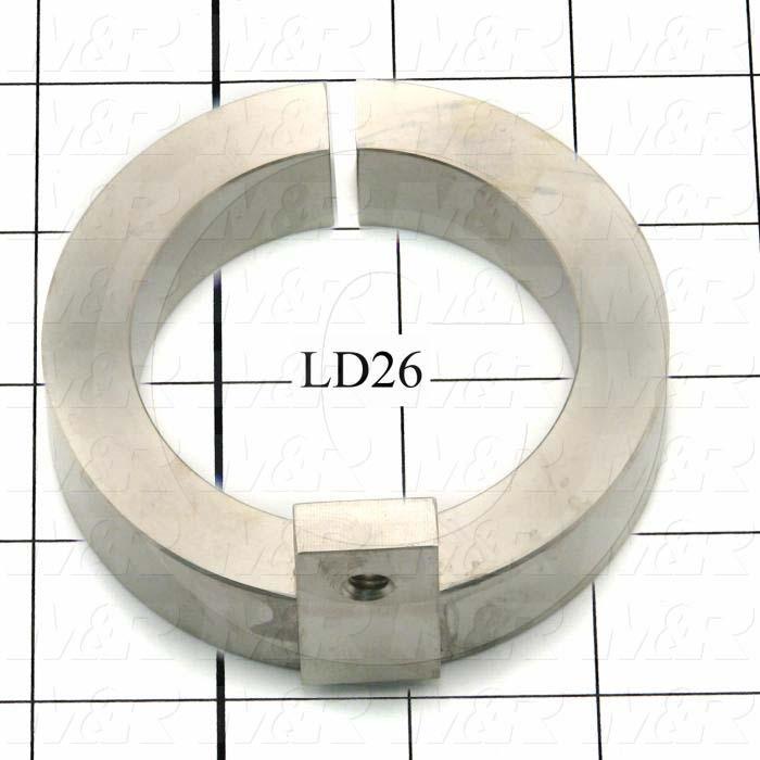 Fabricated Parts, POST COLLAR, 1.49 in. Length, 3.49 in. Diameter