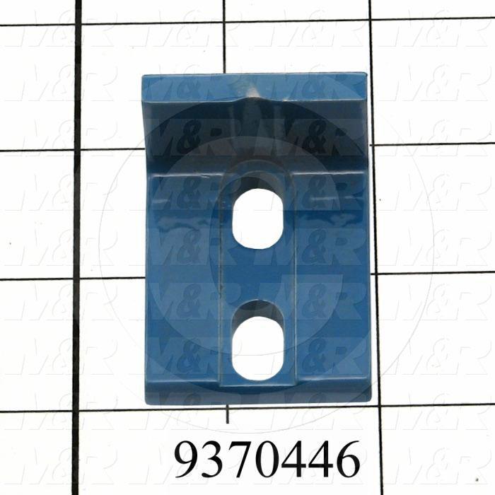 Fabricated Parts, Print Head Register Block, 1.98 in. Length, 1.50 in. Width, 1.00 in. Height, 1/4 in. Thickness