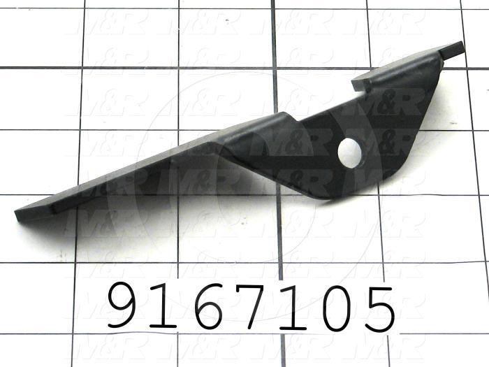 Fabricated Parts, Proximity Flag, 4.88 in. Length, 1.00 in. Width, 1.12 in. Height