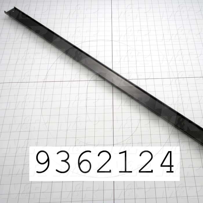 Fabricated Parts, Proximity Main Guide Rail, 38.00 in. Length, 1.75 in. Width, 0.89 in. Height