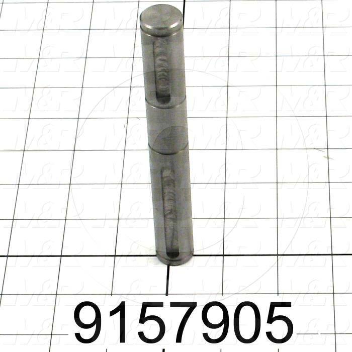 Fabricated Parts, Pulley Shaft, 5.40 in. Length, 0.75 in. Diameter