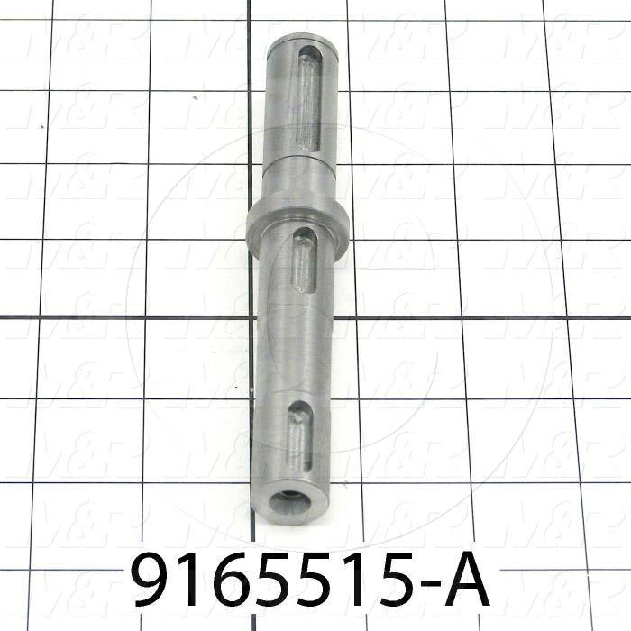 Fabricated Parts, Pulley Shaft, 5.43 in. Length, 0.98 in. Diameter
